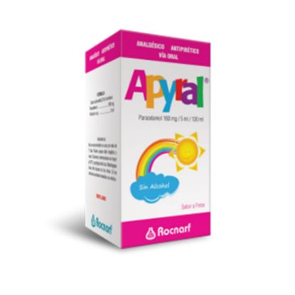 Antiinflamatorio no esteroideo apyral 160 mg x 5ml jarabe 120 ml 407308