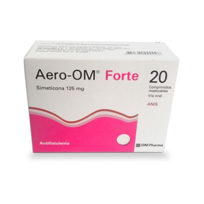 Aero-om 125 mg tableta masticable x 20 407528