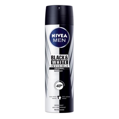 Desodorante nivea men invisible black & white aerosol  150 ml 407626