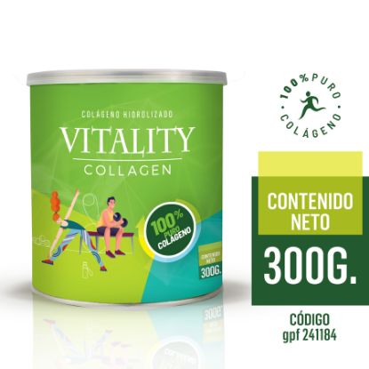 Vitality collagen colageno hidrolizado al 100 % en polvo 300 g 407656