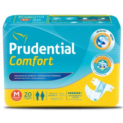 Pañal de incontinencia prudential medium  20 unidades 408103