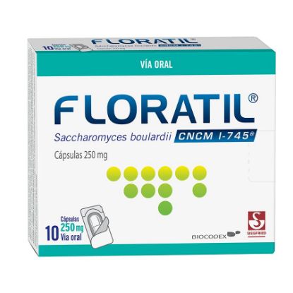 Floratil 250 mg cápsulas x 10 408406