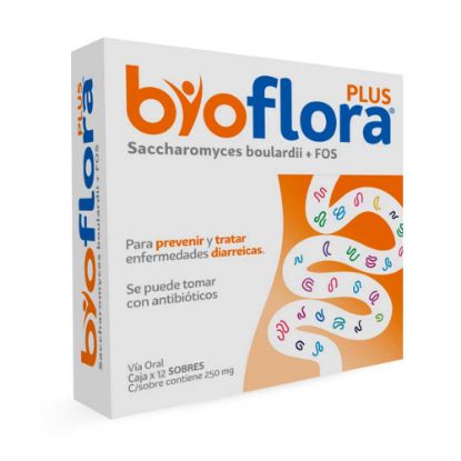 Bioflora 250 mg x 50 mg en polvo x 12 408897