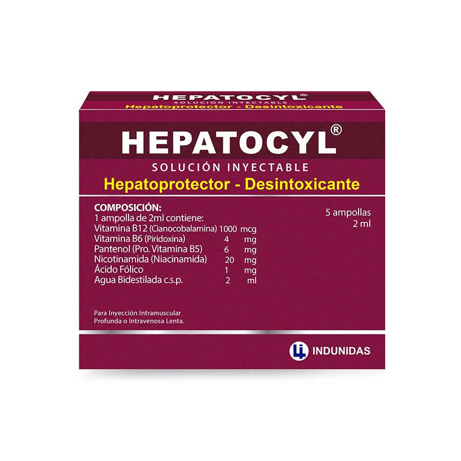 Hepatocyl 1000mcg indunidas ampolla inyectable 420438