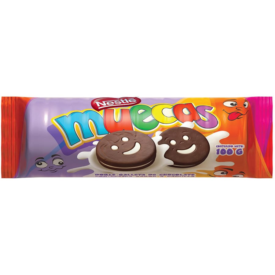 Galletas muecas chocolate 100 g 421396