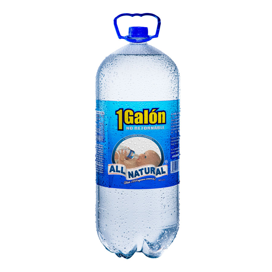 Agua all natural sin gas 4 litros 421416