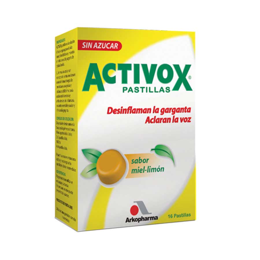 Activox miel 24 mg x 12 mg tableta x 16 421485