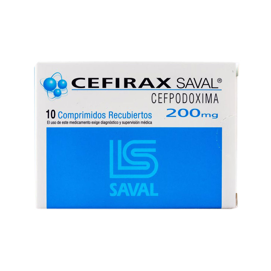 Cefirax 200mg ecuaquimica - saval comprimidos recubiertos 421880