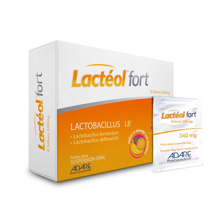 Probiótico lacteol 340 mg en polvo x 8 421959