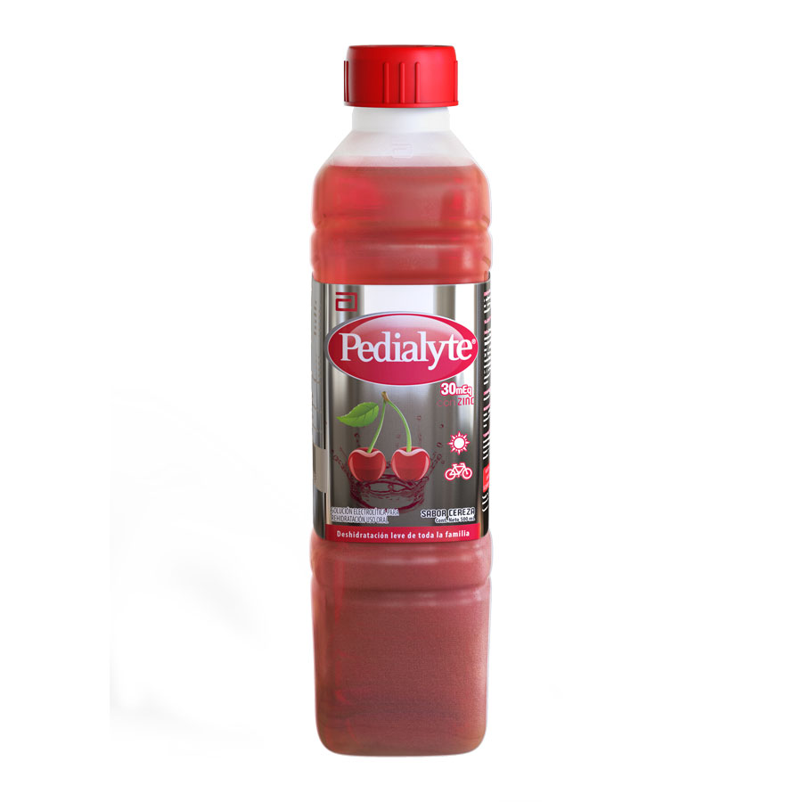 Pedialyte 30meq cereza 500 ml 422424