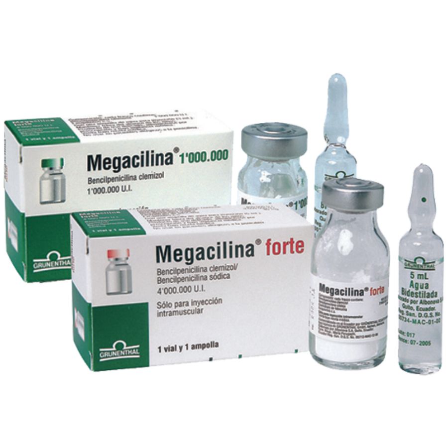 MEGACILINA 4000000UI GRUNENTHAL Solución Inyectable Forte425070