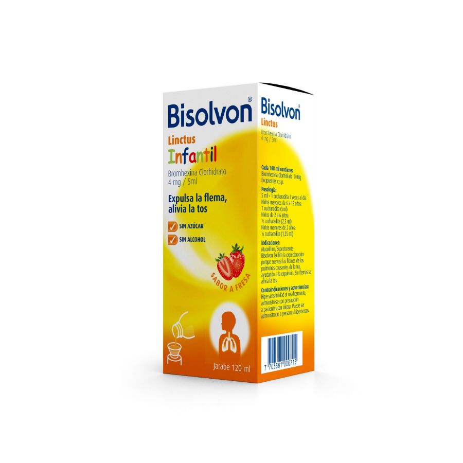  BISOLVON Linctus Pediátrico 96 mg Jarabe 120 ml425113