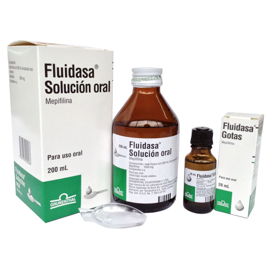 FLUIDASA 20MG GRUNENTHAL en Gotas 425182