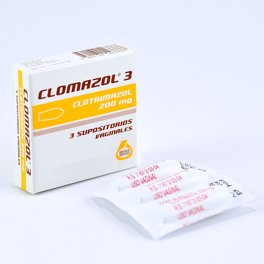 CLOMAZOL 0.2GR ECU Supositorios Vaginales 425237