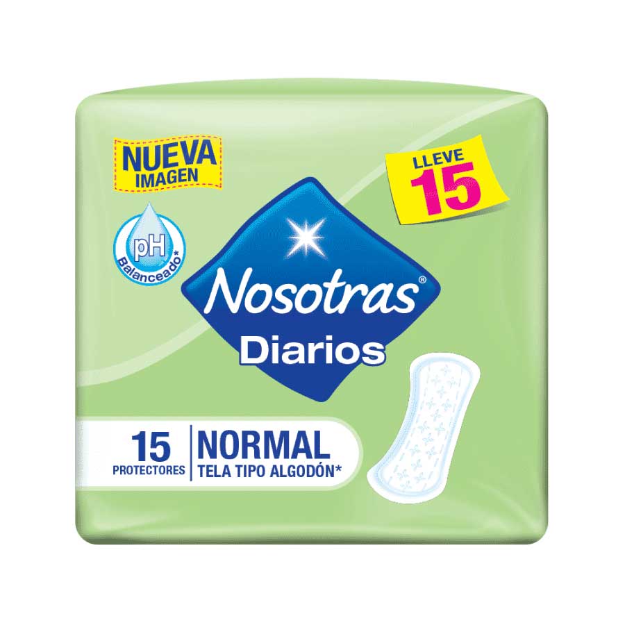  Protectores Diarios NOSOTRAS Normal x 15 unds425367