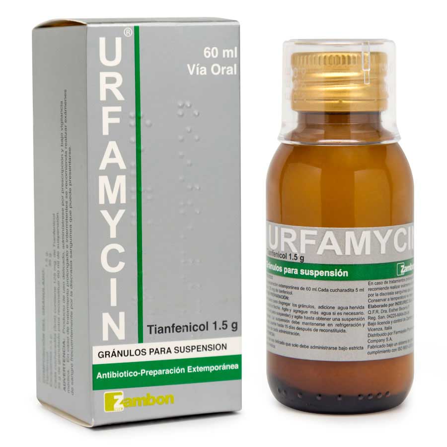 URFAMYCIN 1.5GR FARMAYALA - ZAMBON Suspensión Naranja425488