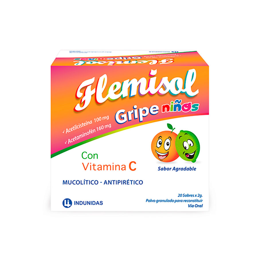 FLEMISOL 100/600MG INDUNIDAS en Polvo 425490