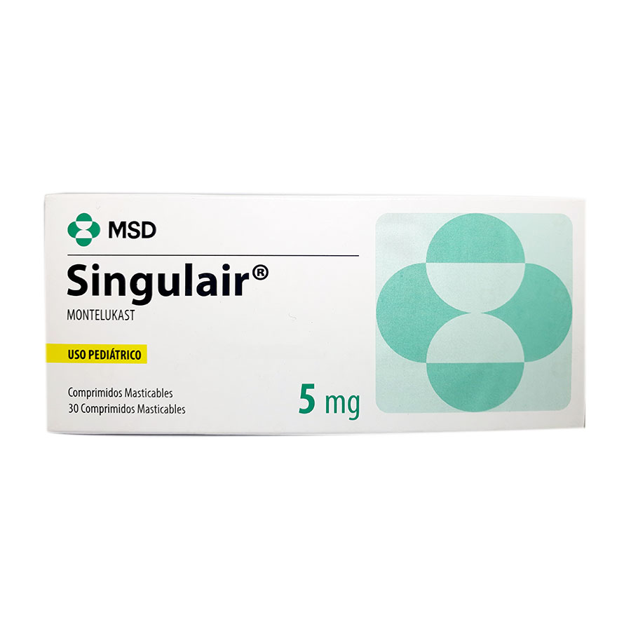 SINGULAIR 5MG DYVENPRO REPRESENTACION ORGANON Comprimidos Masticables 425496