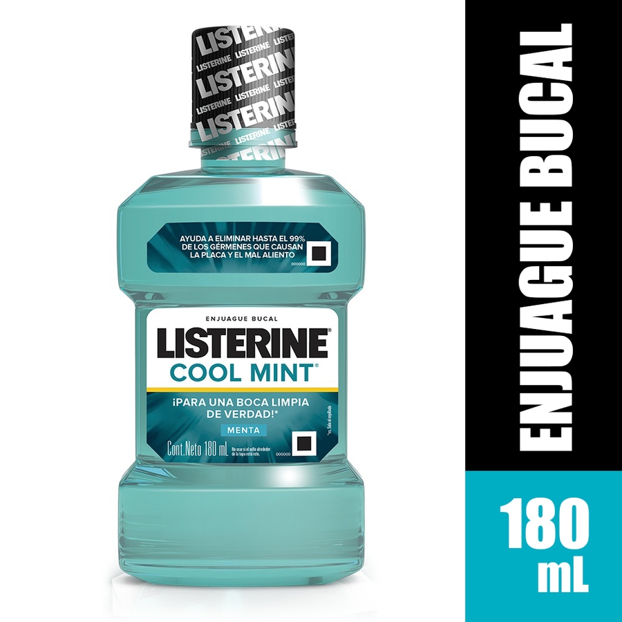  Enjuague Bucal LISTERINE Cool Mint 180 ml425521