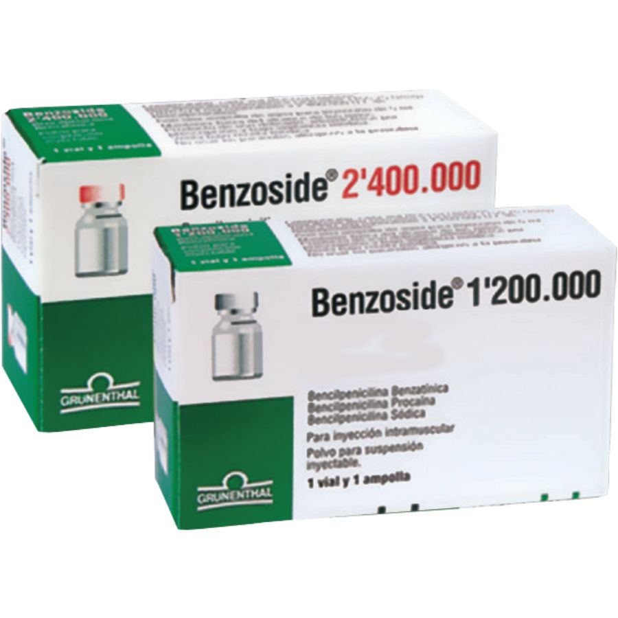 BENZOSIDE 2400000UI GRUNENTHAL Solución Inyectable 425618