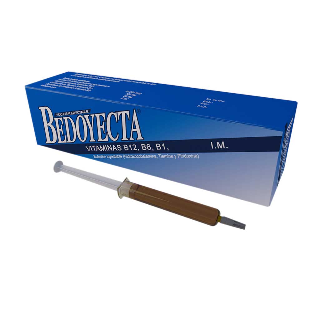 BEDOYECTA 10000UG/100MG LETERAGO - GRUPO FARMA  Reumatologico, Traumatológico, medicina general, Emergencia, Dolor, alivio.425689