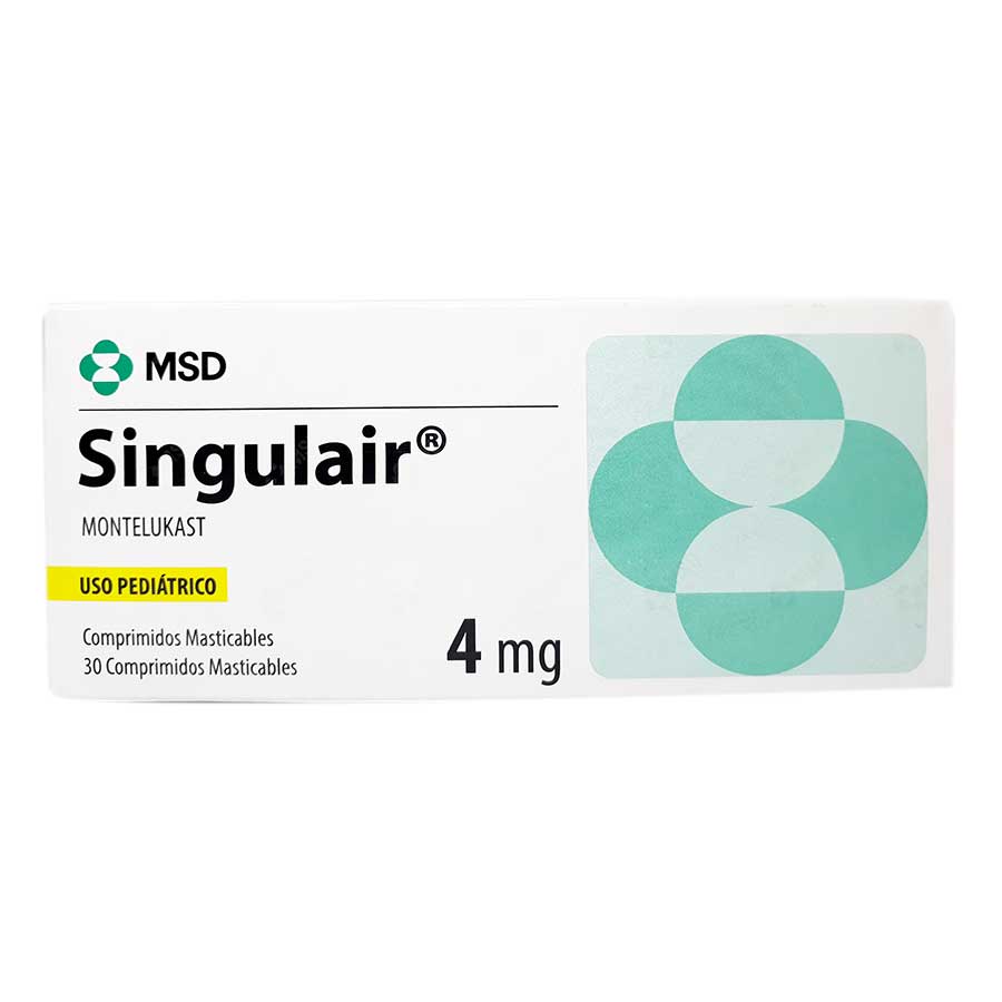 SINGULAIR 4MG DYVENPRO REPRESENTACION ORGANON Comprimido Masticable 425692