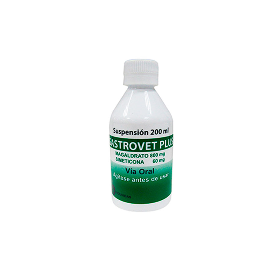  Antiácido GASTROVET 800 mg x 60 mg Suspensión 200 ml425704