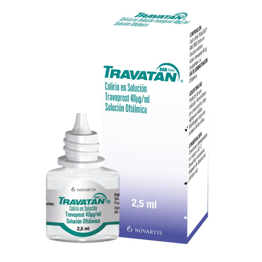 TRAVATAN BAK-FREE 40MCG DYVENPRO ESPECIALIDADES OPHTA Solución Oftálmica Bak-Free425721