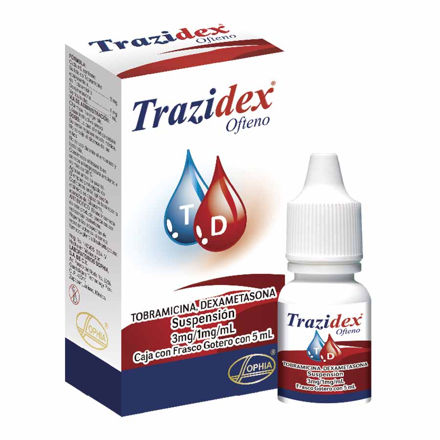 TRAZIDEX 3/1MG SOPHIA Solución Oftálmica 425766