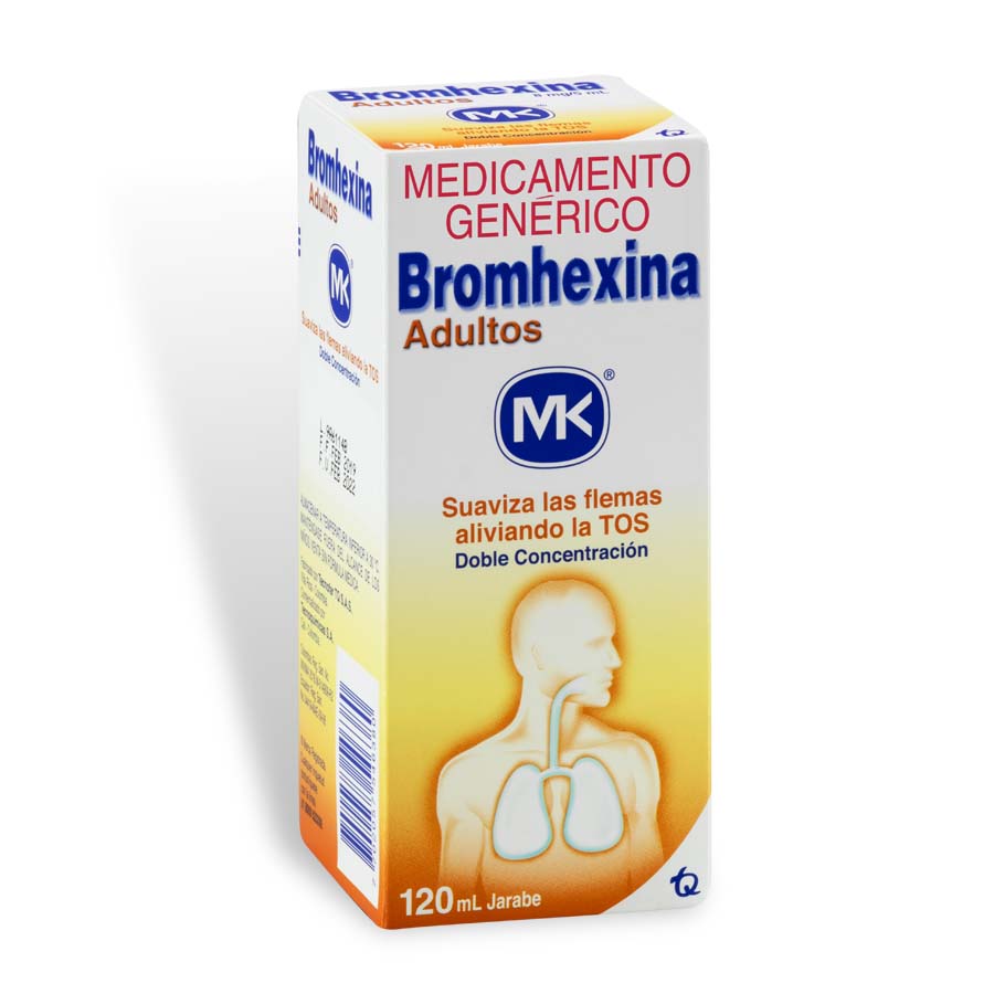  BROMHEXINA 8 mg/5 ml Jarabe 120 ml425957