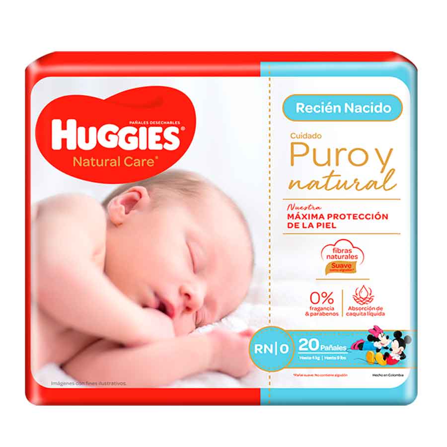  Pañal HUGGIES Primeros 100 Días Recien Nacido 20 unidades426100