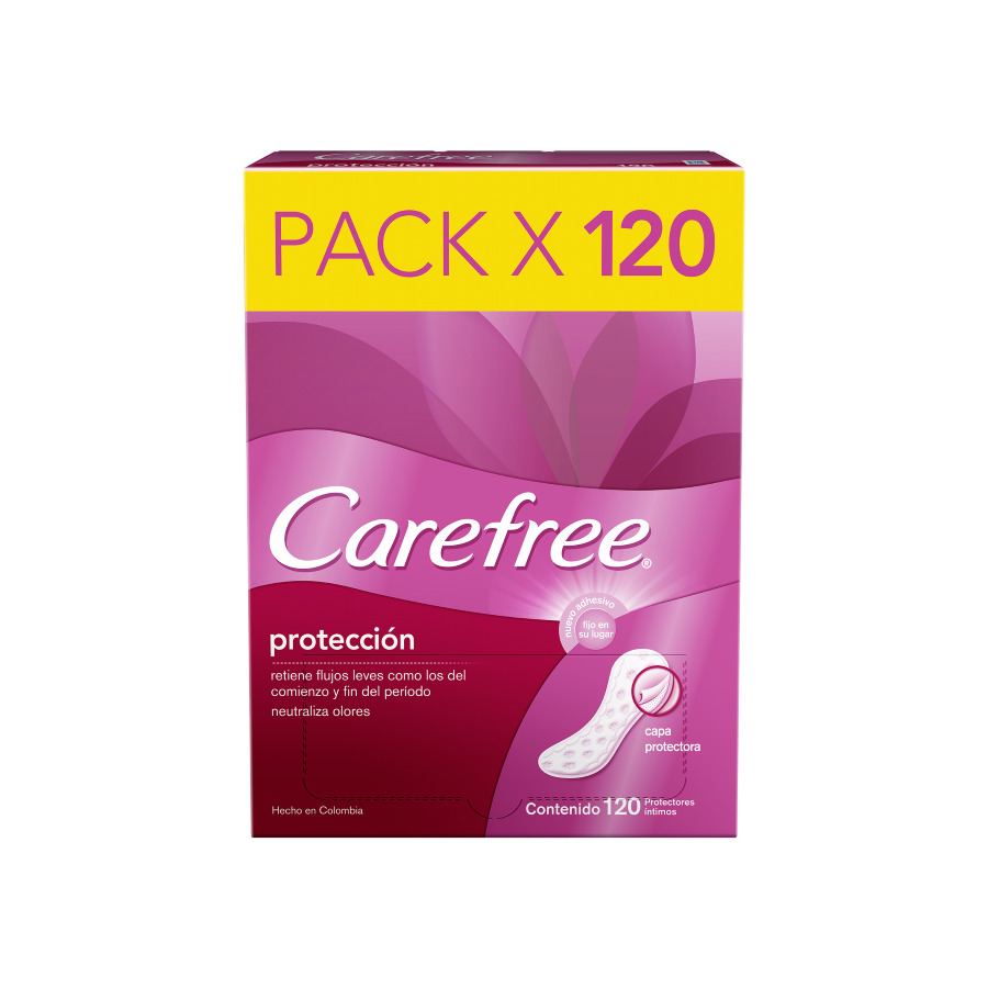  Protectores Diarios CAREFREE Regular 120 U426152