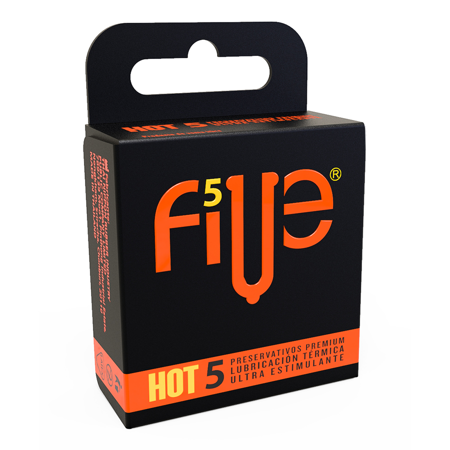  Preservativo FIVE Hot 5 unidades426186