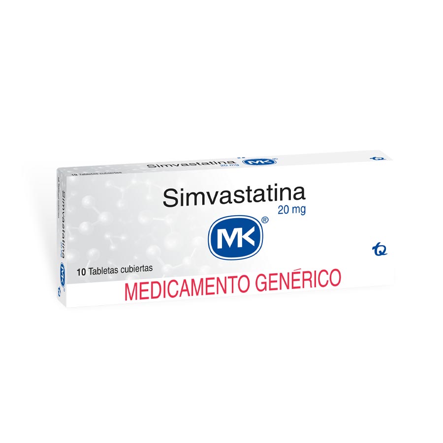 SIMVASTATINA 20MG TECNOQUIMICAS - GENERICOS Tableta 426210