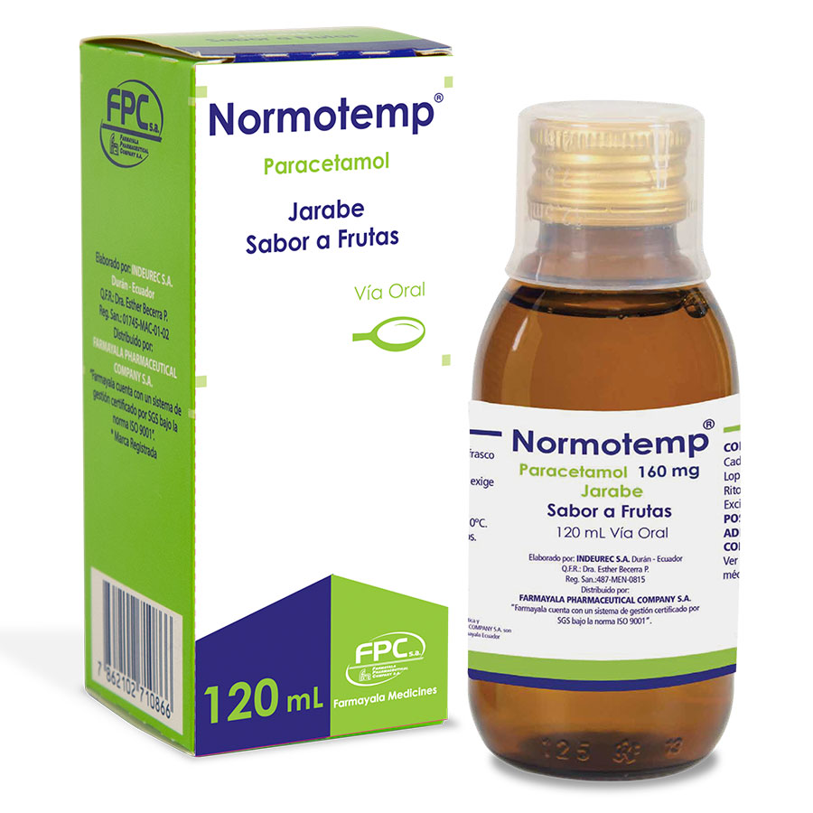 NORMOTEMP 160MG/5ML FARMAYALA - FARMAYALA Jarabe 426295