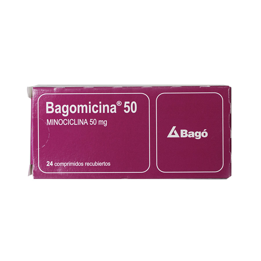 BAGOMICINA 50MG QUIFATEX DIST BAGO Comprimido Recubierto 426315