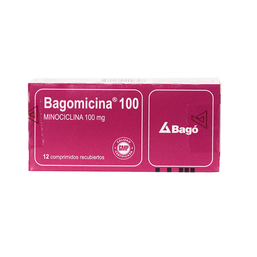 BAGOMICINA 100MG QUIFATEX DIST BAGO Comprimidos 426316