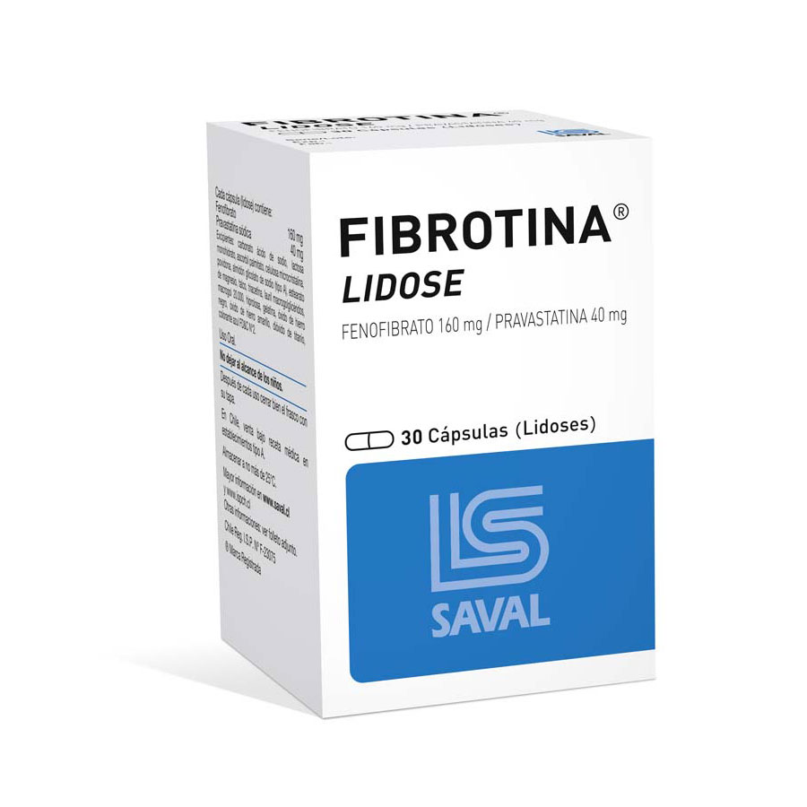 FIBROTINA 160/40MG ECUAQUIMICA - SAVAL Cápsulas 426374