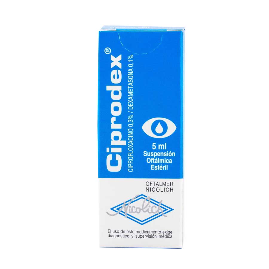 CIPRODEX 0.3/0.1% ECUAQUIMICA - SAVAL Gota Oftálmica 426427