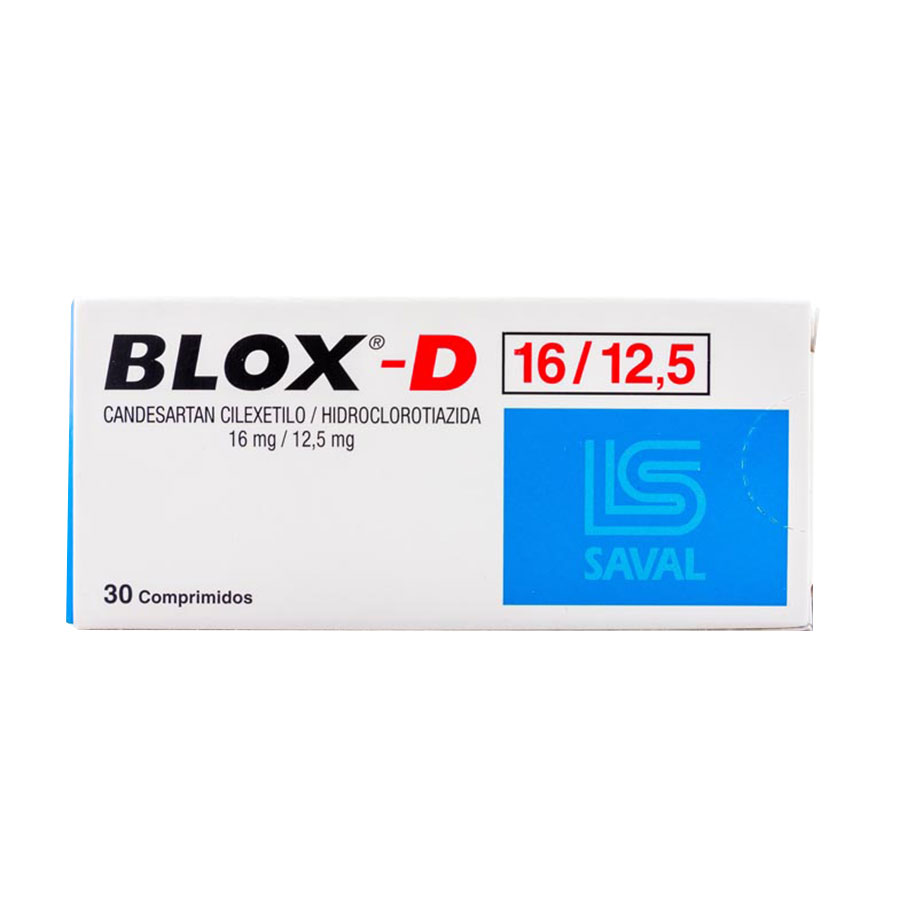 BLOX 16/12.5MG ECUAQUIMICA - SAVAL Comprimidos 426431