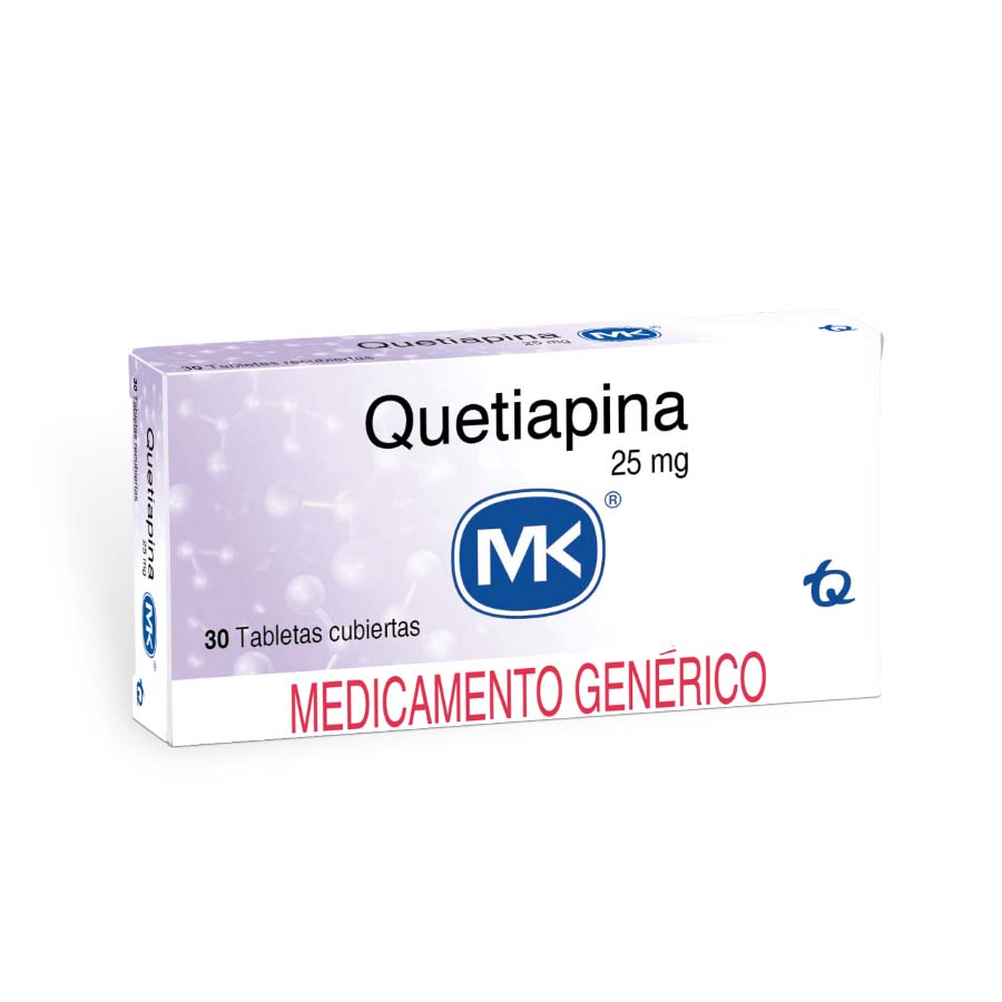 QUETIAPINA 25MG TECNOQUIMICAS - GENERICOS Tableta 426446