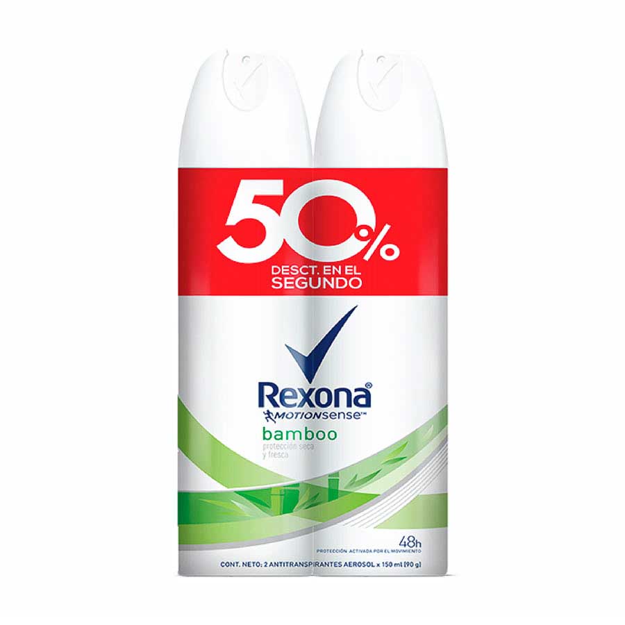  Desodorante REXONA Bamboo Aerosol 150 ml x 2426540