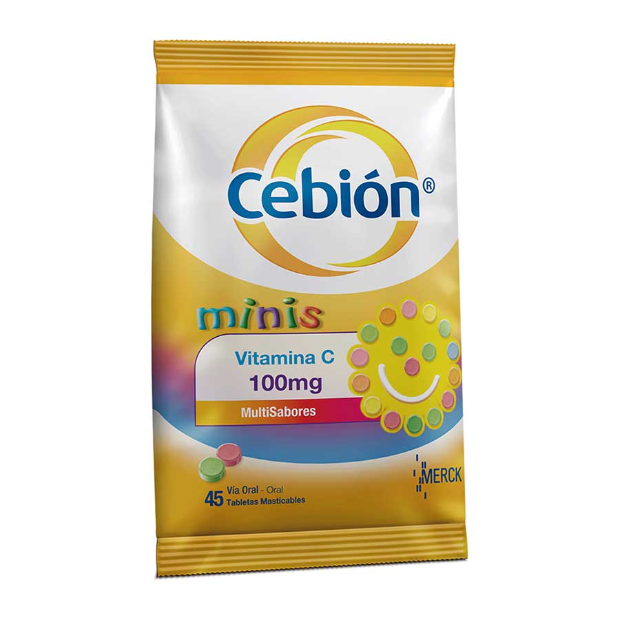  CEBION Minis Multisabores 52 mg x 58 mg Tableta x 10426551