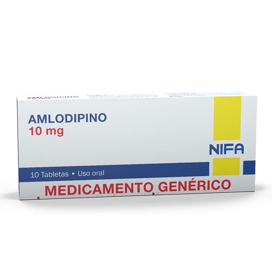 AMLODIPINO 10MG GARCOS - NIFA GENERICOS Tableta 426608