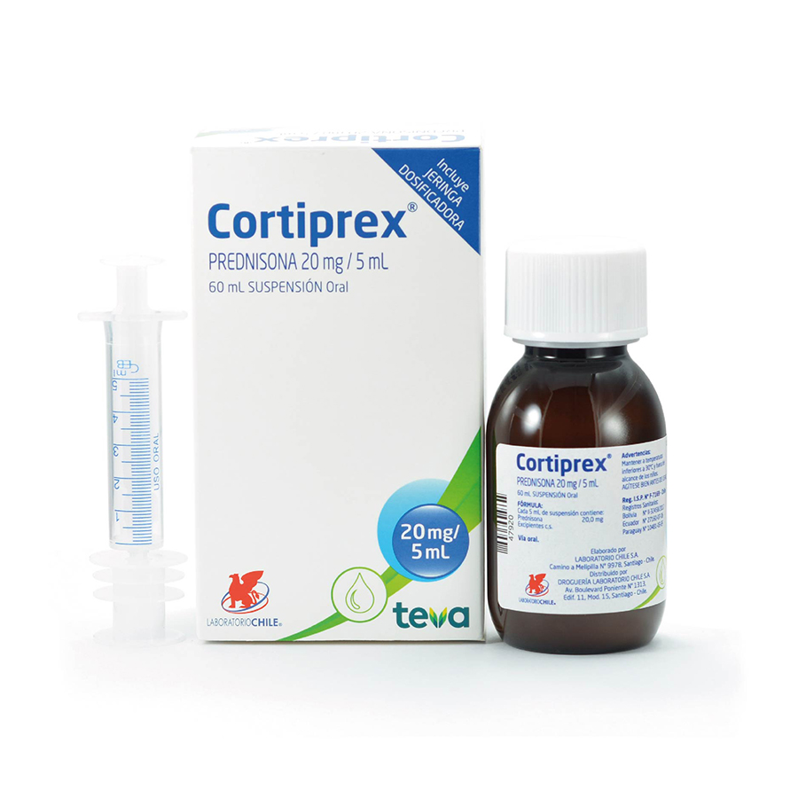 CORTIPREX 20MG/5ML DYVENPRO REPRESENTACIONES LAB CHILE LINEA GENERAL Suspensión 426613