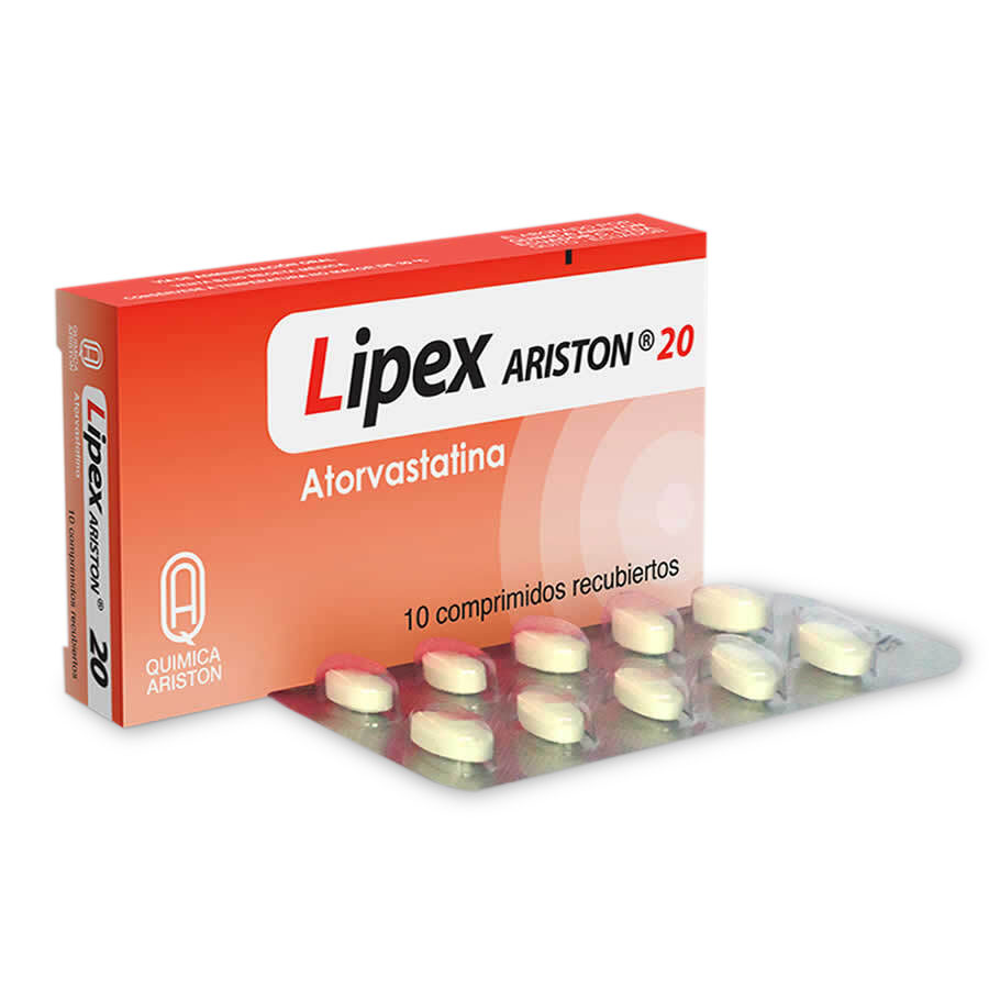 LIPEX 20MG DYVENPRO FARMA COMERCIAL 1 Comprimido Recubierto 426629