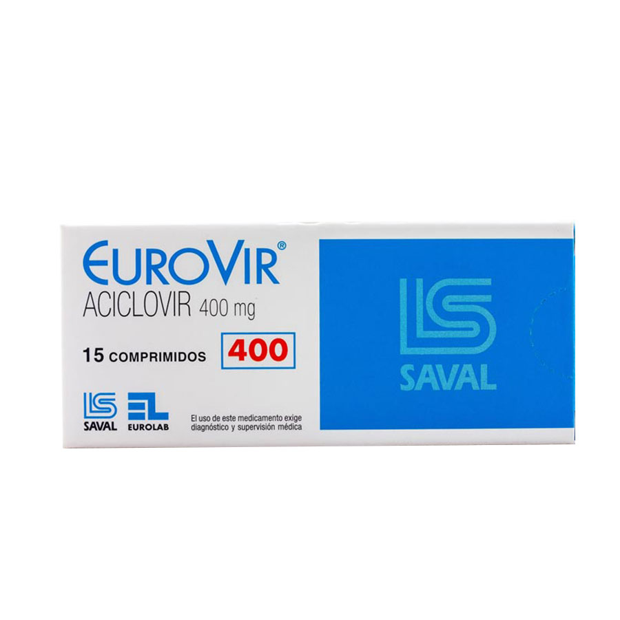 EUROVIR 400MG ECUAQUIMICA - SAVAL Tableta 426634