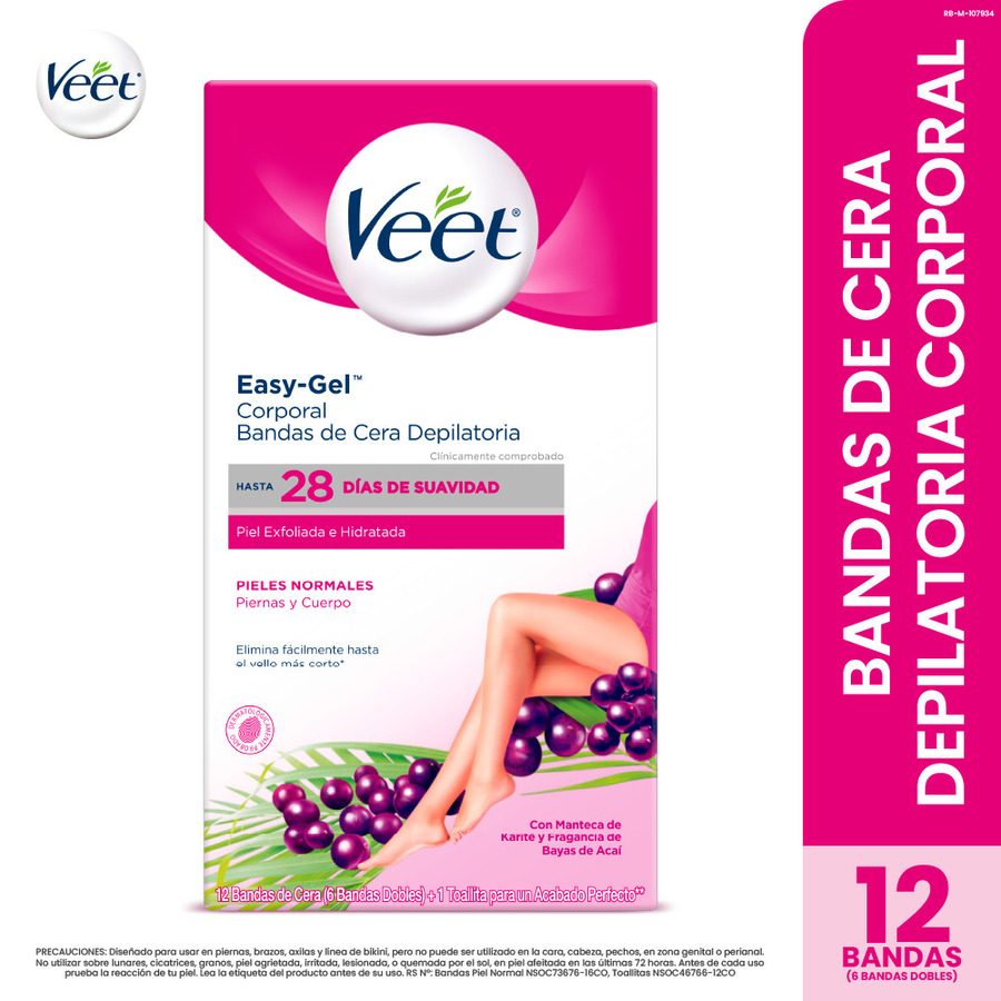  bandas depilatorias VEET Piel Normal x 12426730