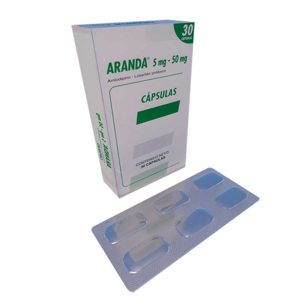 ARANDA 5/100MG LETERAGO - GRUPO FARMA Cápsulas 426746