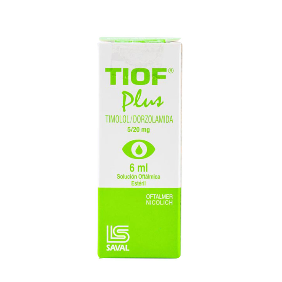 TIOF 5/20MG ECUAQUIMICA - SAVAL Solución Oftálmica 426772